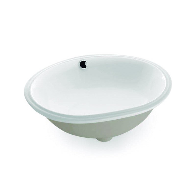 Bathco 0053 - Iebūvējamā izlietne ANCONA 55x41 cm porcelāns/balta