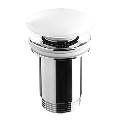 Bathco 0212PR - izlietnes aizbīdnis bez pārplūdes CLICK-CLACK Ø 6 cm, spīdīgi balts