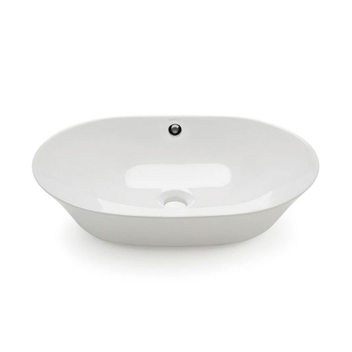 Bathco 4038 - Virsmas uzstādāma izlietne TOULOUSE 59x42 cm porcelāns/balts