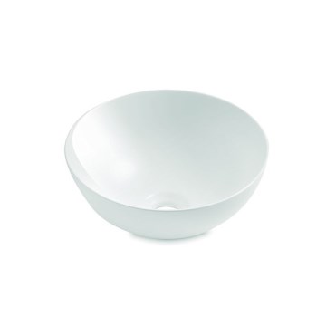 Bathco 4914 - Virsmas uzstādāma izlietne DAKAR Ø 30 cm, porcelāns/balta