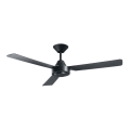 BAYSIDE 213017 - Griestu ventilators CALYPSO, melns, Ø 122 cm