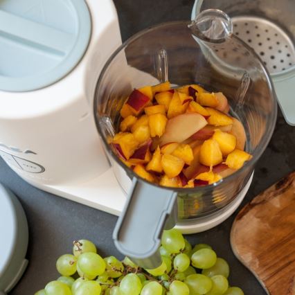 Beaba - 2 vienā tvaika gatavotājs BABYCOOK NEO zaļš/balts