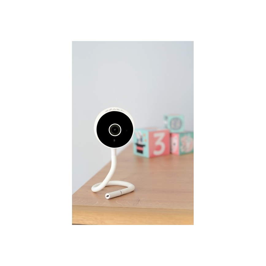 Beaba - Gudra bērnu monitora ZEN CONNECT 5V Wi-Fi balta