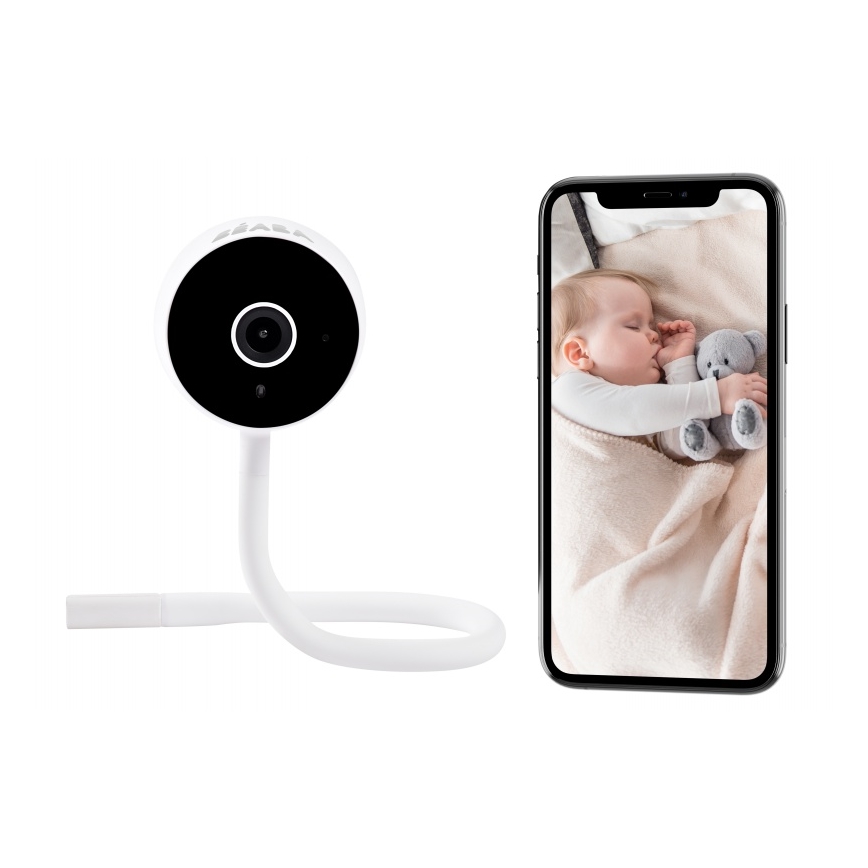 Beaba - Gudra bērnu monitora ZEN CONNECT 5V Wi-Fi balta