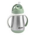 Beaba - Termokrūze ar salmiņu 250 ml zaļa