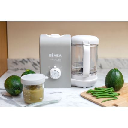 Beaba - Tvaicētājs 2in1 BABYCOOK EXPRESS, pelēka