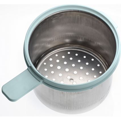 Beaba - Tvaicētājs 2in1 BABYCOOK NEO balta/pelēka