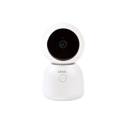 Beaba - Viedā uzlādējamā bērnu uzrauga ar ZEN NIGHT 720p monitoru, 5V, 4000 mAh, Wi-Fi, balta