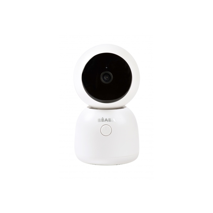 Beaba - Viedā uzlādējamā bērnu uzrauga ar ZEN NIGHT 720p monitoru, 5V, 4000 mAh, Wi-Fi, balta