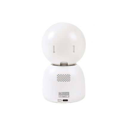 Beaba - Viedā uzlādējamā bērnu uzrauga ar ZEN NIGHT 720p monitoru, 5V, 4000 mAh, Wi-Fi, balta