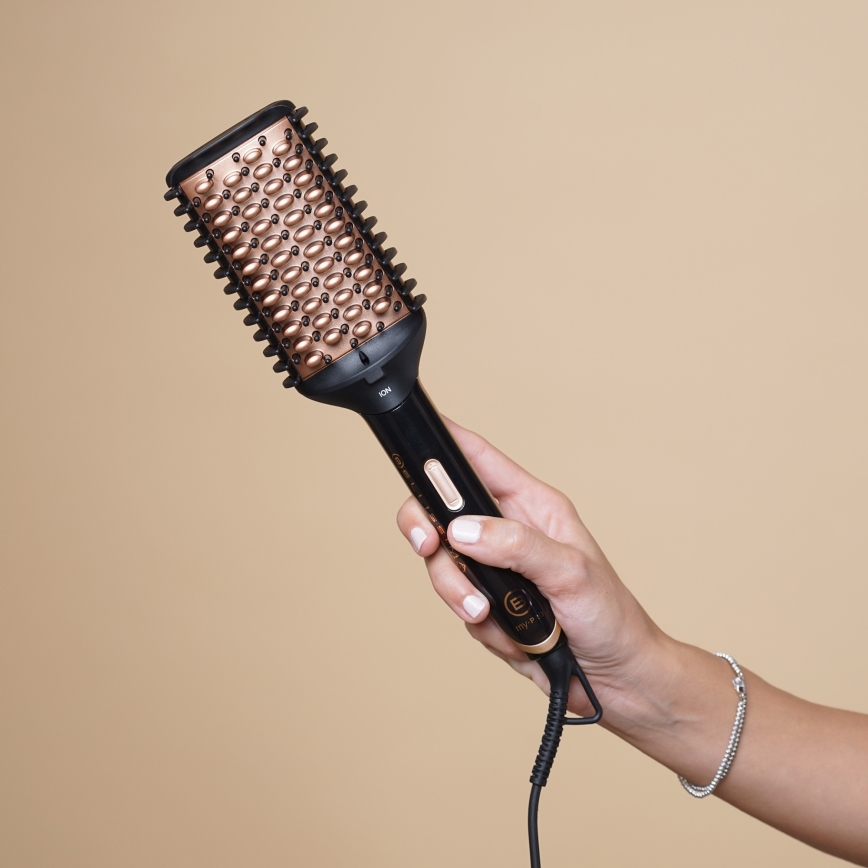 Bellissima 11879 - Karstā gaisa suka MAGIC SHINY BRUSH 73W/230V rožzeltaina