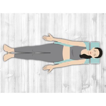 Beper - akupresūras paklājiņš un spilvens, mētras krāsā