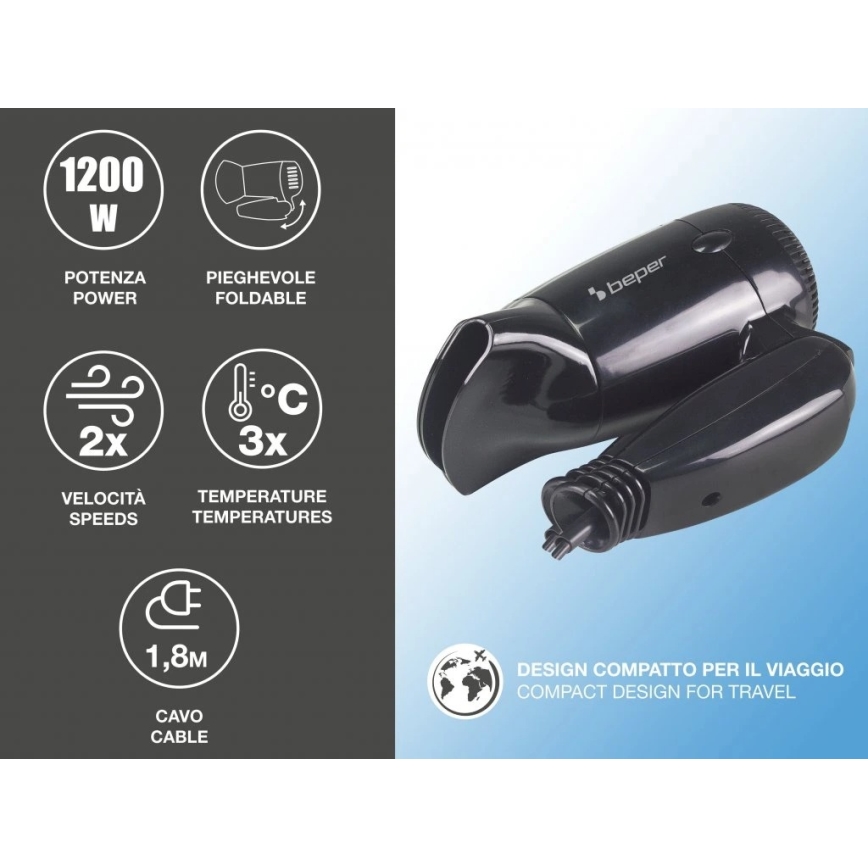 Beper - Ceļojuma fēns 1200W/230V