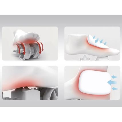 Beper - Shiatsu kāju masāžas ierīce 36W/230V + tālvadība