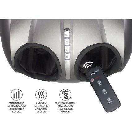 Beper - Shiatsu kāju masāžas ierīce 36W/230V + tālvadība