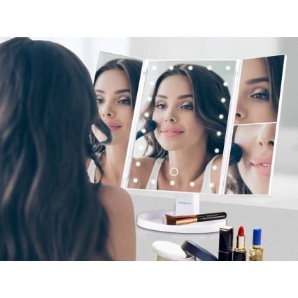 Beper - Kosmētikas spogulis ar LED apgaismojumu 4xAAA/5V