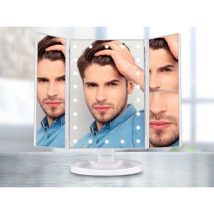 Beper - Kosmētikas spogulis ar LED apgaismojumu 4xAAA/5V