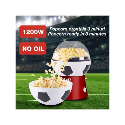 Beper - Popkorna aparāts 1200W/230V futbola bumbas formā