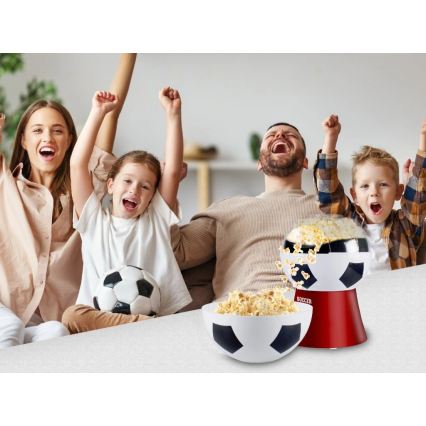 Beper - Popkorna gatavotājs 1200W/230V futbols/sarkans