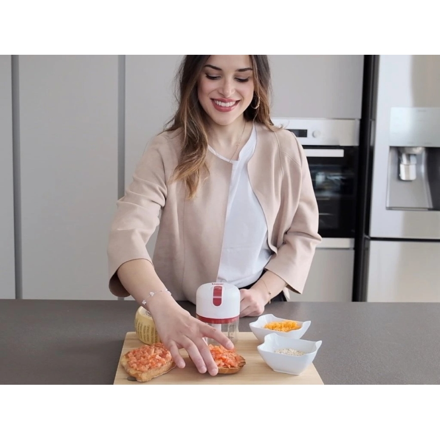 Beper - Uzlādējamais pārtikas sasmalcinātājs 30W/5V 1500 mAh 250 ml