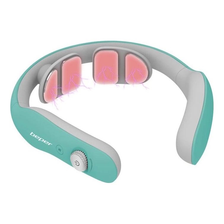 Beper - Uzlādējams EMS kakla masāžas aparāts, 5V/900 mAh, mint krāsā