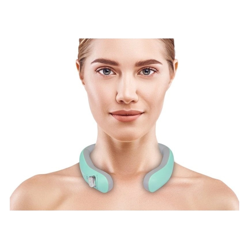 Beper - Uzlādējams EMS kakla masāžas aparāts, 5V/900 mAh, mint krāsā