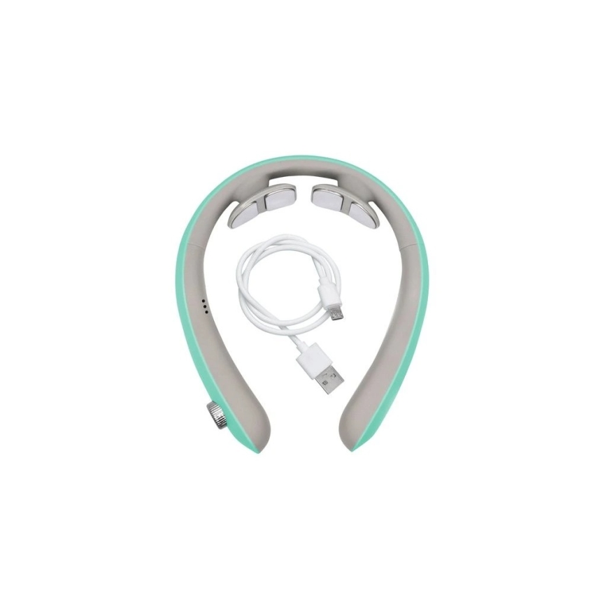 Beper - Uzlādējams EMS kakla masāžas aparāts, 5V/900 mAh, mint krāsā