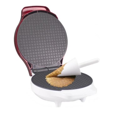 Beper - Vafeļu cepējs 2 vienā 1000 W/230 V sarkans