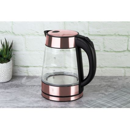 BerlingerHaus - Tējkanna 1,7 l 2200W/230V nerūsējošs tērauds/rozā zelta