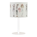 Bērnu galda lampa GIRLS VIBES 1xE27/60W/230V Ø 18 cm meitenēm
