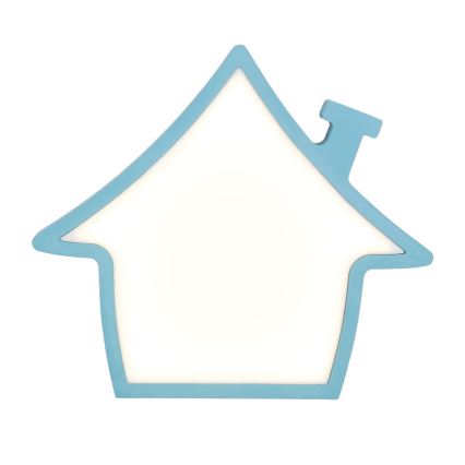 Bērnu galda lampa HOUSE LED/10W/230V zila