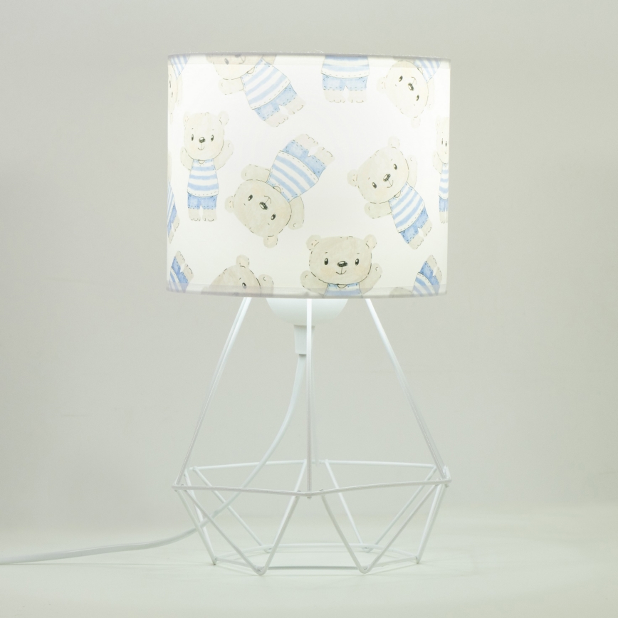 Bērnu galda lampa KIDS ROOM, 1x E27/60W/230V, Ø 18 cm, ar lācīti