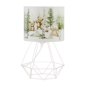 Bērnu galda lampa KIDS ROOM 1xE27/60W/230V Ø 18 cm ar dzīvnieku motīviem