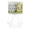 Bērnu galda lampa KIDS ROOM 1xE27/60W/230V Ø 18 cm džungļi