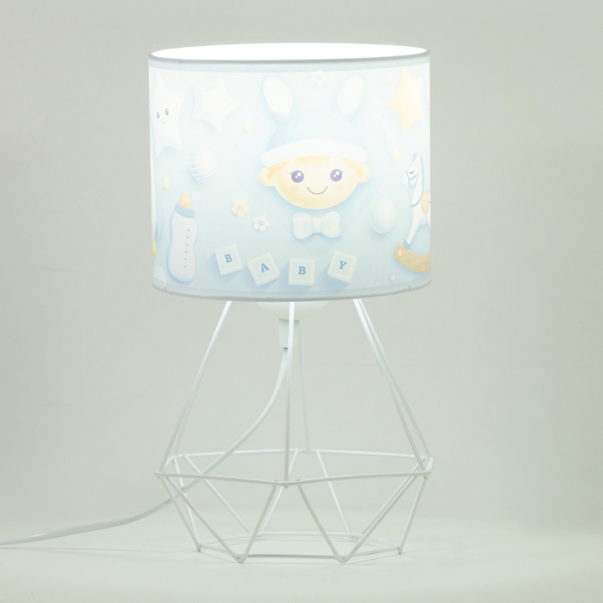 Bērnu galda lampa KIDS ROOM 1xE27/60W/230V Ø 18 cm kosmonauts