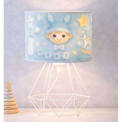 Bērnu galda lampa KIDS ROOM 1xE27/60W/230V Ø 18 cm kosmonauts