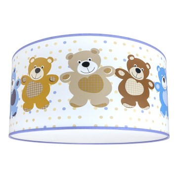 Bērnu griestu gaismeklis BEARS 2xE27/60W/230V balts