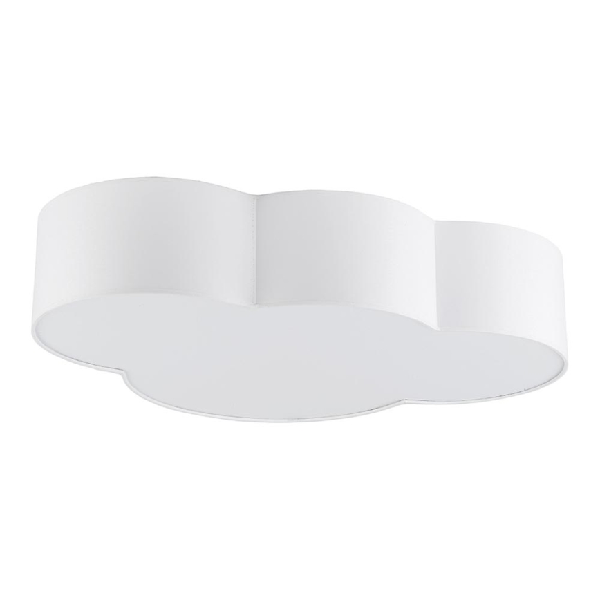 Bērnu griestu gaismeklis CLOUD 4xE27/15W/230V balts