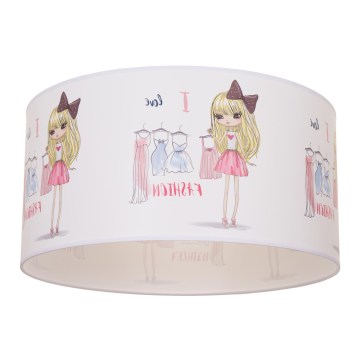 Bērnu griestu gaismeklis GIRLS VIBES 1xE27/60W/230V diametrs 40 cm Mīlu modi