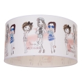 Bērnu griestu gaismeklis GIRLS VIBES 1xE27/60W/230V Ø 40 cm meitenēm