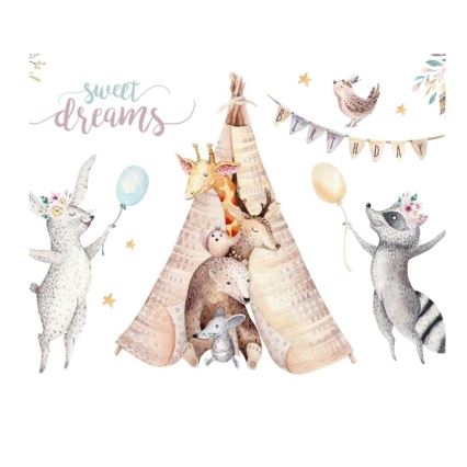 Bērnu griestu gaismeklis KIDS ROOM 1xE27/60W/230V Ø 40 cm, ar dzīvnieku motīvu