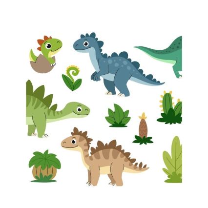 Bērnu griestu gaismeklis KIDS ROOM 1xE27/60W/230V Ø 40 cm dinozaurs