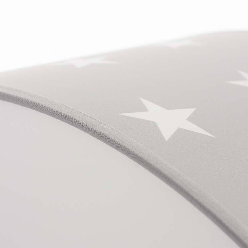 Bērnu Griestu gaismeklis STARS GREY 2xE27/60W/230V pelēks