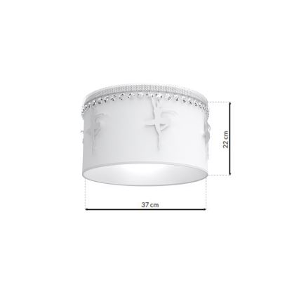 Bērnu griestu lampa BALLET 1xE27/60W/230V