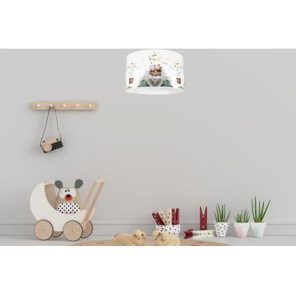 Bērnu griestu lampa BEARS 1xE27/60W/230V