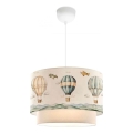 Bērnu griestu lampa CANDY 1xE27/40W/230V balta/daudzkrāsaina