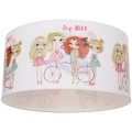 Bērnu griestu lampa GIRLS VIBES 1xE27/60W/230V Ø 40 cm, meitenēm