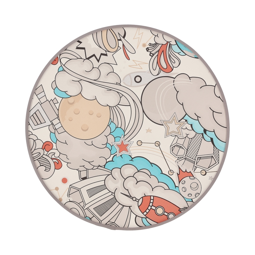 Bērnu griestu lampa KIDDY 2xE27/40W/230V balta/bēša