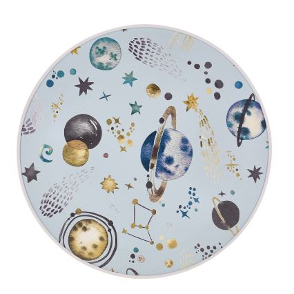 Bērnu griestu lampa KIDDY 2xE27/40W/230V balta/zila