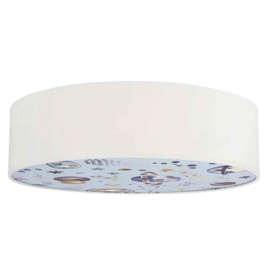 Bērnu griestu lampa KIDDY 2xE27/40W/230V balta/zila